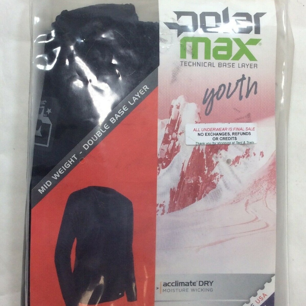 Youth kids Technical Base Layer Top Wicking Shirt